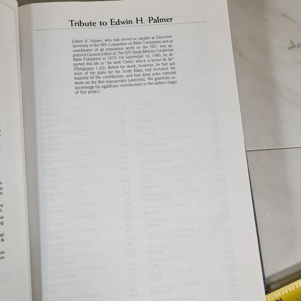 The NIV Study‎ Bible New International Version Zondervan (1985, Hardcover)